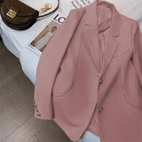 And Autumn Small Suit Jacket Woman 2025 New Korean Fashion Long-Term Small Korean Version Of The Suit