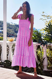 Summer Women's New Commuting Sleeveless Hot Girl Prints Long Sling Dress