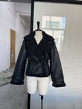 2025 Women's Women's Women's Cozy Casual PU Lambs Solid Color Belt