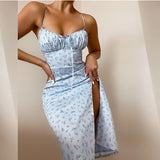 Toloer Women's Fashion Floral Sexy Lace Waist Slit Strap Winter