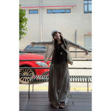 Relaxation Sling Sling Vest Top With Sunscreen Cardigan Yamamoto Slacks Three-Piece