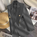 Toloer Spring And Autumn Women's Korean Version Of The New Design Sense Simple Temperament Fashion Suit Long Sleeve Coat Candy Green Suit-Outfit