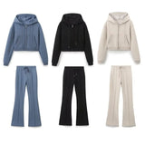 Homemade New Women's Double-Sided Sleetch Slitting Horn Trousers