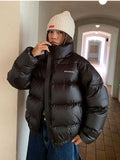 2022 Women's Down Parka Quilted Puffer Jackets Oversize Coat Warm Cotton Loose Down Parkas Female Windproof
