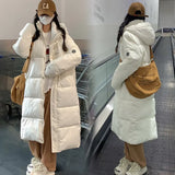 Cotton-Padded Jacket 2024 New Oversize Cotton-Padded Jacket In The Long Coat-Outfit