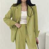 Toloer Suit Jacket Female 2024 New Spring And Fall Korean Version Chic Small Suit Jacket Design Sense Minority-Outfit