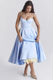 New Summer Senior Sense Princess Dress French Mesh Swing Double Sling Dress