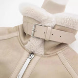 Spring And Summer New Women's Fashion Collar Long-Sleeve Double-Sided Short Jacket Jacket