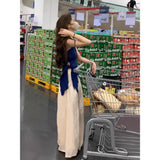 Dress With A Complete Set Of Fashion Net Red Fried Street Small Man Salt System Wearing A Vest Top Broad Leg Pants Two