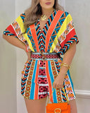 Summer New Women's Short-Sleeved V-Neck With