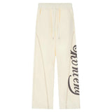 Stitch Design Logo Baggy Sweatpants-Outfit