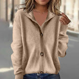 Sheintemu Autumn And Winter Long-Sleeved Women's Sweater Cardigan