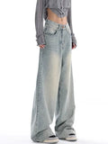 baggy boyfriend jeans with faded