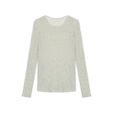 Women Y2K Long Sleeve Tops Casual Solid Color Loose Pullover Sun Protection Streetwear Aesthetic Transparent T-Shirts-Outfit