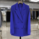 Spring And Autumn Dress New Fragrant Lily Taro Purple Angry Blazer Blazer Female Senior Sense Goddess Fan Temperament Professional