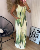 Fashion Casual Printed Dress Women's