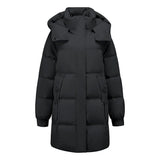 College Style Pink Big Brand Cotton-Padded Clothes Female Winter 2024 New Long High-End Super Good-Looking Thick Warm Coat-Outfit