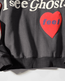 Letters Printed Long Sleeve Hoodie-Outfit