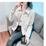 Toloer Fragrant Wind Jacket Short Jacket Female Spring And Autumn 2024 New Jacket Versatile Casual Small Waist Windbreaker-Outfit