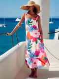 Toloer Summer Resort French Condole Print Long