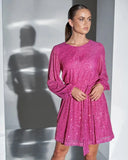 New Festival Party Fashion Sleek Beads Solid Color Waist Dress Dress