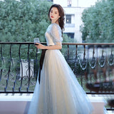 Evening Dress Dress Dress 2025 New Banquet Temperament Host Winter Adult Ceremony Student Art Evening
