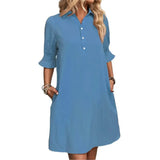 Women's Summer New Wish Casual Loose Solid Color