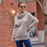 Sweater Women's Horse Hair Solid Color Long-Sleeved Collar Knitwear Shirt In Autumn And Winter