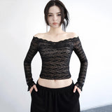 Spring And Summer Minit Design Irregular Lace Splicing Chicken Eye Strap Low-Rise Hottie Dark Solid Body
