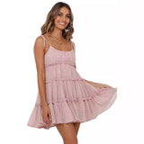 Spring And Summer New Holiday Style Sexy Print High-End Sling Dress Women Have