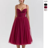 New Sexy Slings Bare Back Casual Dress INS Dress Dress Christmas