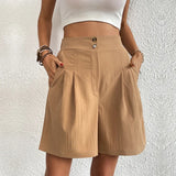Summer Loose High Waist Wide Leg