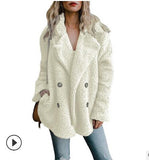 Autumn Winter Warm Women's Faux Fur Jacket plush Coat artificial fluffy fleece optional Plus Size S-5XL Jacket Female