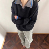 Rivet Low-Rise Straight Jeans Babes High Street Niche Design Couple Make Old Fried Street