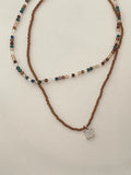 2pcs Y2K Beaded Necklace-Outfit