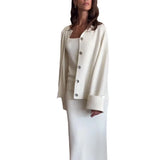 Autumn New Women's Pure Color Lazy Leisure Long-Term
