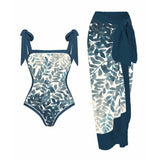 Toloer One-Piece Bikini Suit Women's Bikini Three-Piece