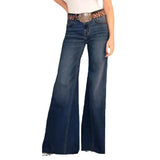 Vintage Wide-Leg Jeans Woman-Outfit
