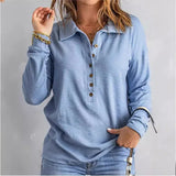 Toloer Color Sweater Women's Single Breasted Lapel Long Sleeve Loose Casual Bottom Jacket Autumn Winter New-Outfit