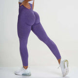 Women Fitness High Waist Push Up Leggins Women Running Seamless Leggings Gym legging