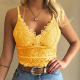 Sex Goddess Hazy Sexy And Charming Hollow Lace Ribbon Triangle Cup Bra Without Steel Ring Dew Back Women's