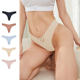 Trace Ice Tongs High Waist Breathable Antibacterial Cotton Crotch Sexy Lady