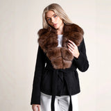 Temperament In Autumn And Winter 2025, The Female Collar Wool Woolen