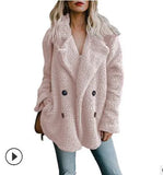 Autumn Winter Warm Women's Faux Fur Jacket plush Coat artificial fluffy fleece optional Plus Size S-5XL Jacket Female