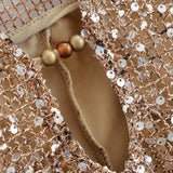 Wind Spring City Casual Loose-Fitting Sleet Shirt Dress V Collar Long Beads Of The Flute Dress