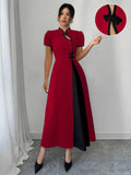 Elegant Bubbles, Ramming Color, Button-Sleeved
