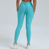 Toloer Tight Side Pocket V-Waist Yoga Pants No Embarrassment Line Peach Hip Fitness Hip Sweatpants-Outfit
