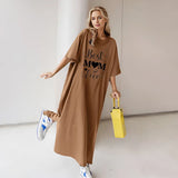 Fashion Wish European Version Of The Big-Size Loose Joom Dress