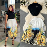 Elegant Style Suit Women's Summer High-End Design Sense Niche Sleeveless Shirt Top + Two-Piece