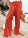 Casual Trousers Style Cotton Distressed For